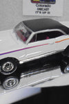 LOOSE HOT WHEELS White Lexmark '67 Pontiac GTO w/Real Riders