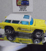 LOOSE HOT WHEELS Yellow JC Whitney Chevy Nomad w/Real Riders