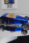 LOOSE HOT WHEELS Blue Chrome '33 Ford w/Real Riders