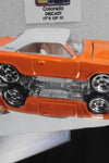 LOOSE HOT WHEELS Orange 1969 Dodge Charger w/Real Riders