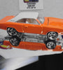 LOOSE HOT WHEELS Orange 1969 Dodge Charger w/Real Riders