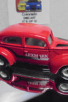 LOOSE HOT WHEELS Red Lexmark Fat Fendered '40 w/Real Riders