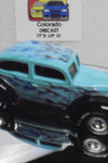 LOOSE HOT WHEELS Teal Motor City Classics Fat Fendered '40 w/Real Riders