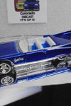 LOOSE HOT WHEELS Blue West Coast Customs 1959 Cadillac Eldorado w/Real Riders