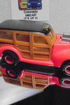 LOOSE HOT WHEELS Pink Cal Custom 40's Woodie w/Real Riders