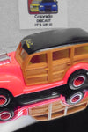 LOOSE HOT WHEELS Pink Cal Custom 40's Woodie w/Real Riders