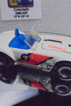 LOOSE HOT WHEELS White Cal Custom Shelby Cobra w/Real Riders