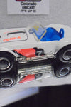 LOOSE HOT WHEELS White Cal Custom Shelby Cobra w/Real Riders