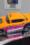 LOOSE HOT WHEELS Orange Cal Custom '57 Chevy Bel Air w/Real Riders