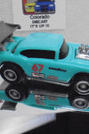 LOOSE HOT WHEELS Teal '57 Chevy Bel Air w/Real Riders