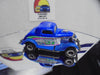 LOOSE HOT WHEELS Blue Cal Custom 3-Window '34 Ford w/Real Riders