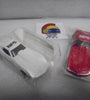 1991 Hot Wheels National Premiums Show NPS Promo Corvette Stingrays Red & White Original Baggies