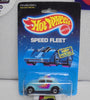 1988 HOT WHEELS SPEED FLEET TEAL VOLKSWAGEN BUG PURPLE STRIPE