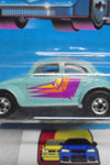 1988 HOT WHEELS SPEED FLEET TEAL VOLKSWAGEN BUG PURPLE STRIPE