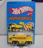 1983 HOT WHEELS YELLOW AIRPORT RESCUE TRUCK UNPUNCHED CARD