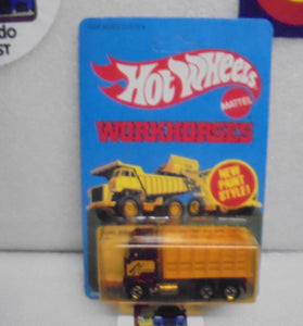 1979 HOT WHEELS RED FORD STAKE BED TRUCK UNPUNCHED CARD