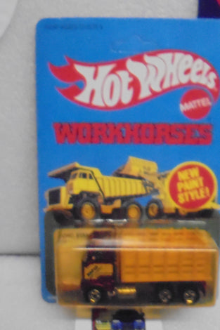 1979 HOT WHEELS RED FORD STAKE BED TRUCK UNPUNCHED CARD