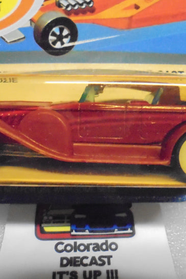 1982 HOT WHEELS RED '31 DOOZIE UNPUNCHED CARD