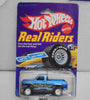 1983 HOT WHEELS REAL RIDERS BLUE BYWAYMAN TRUCK W/WHITE HUB RR'S