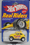 1983 HOT WHEELS REAL RIDERS YELLOW VOLKSWAGEN BAJA BUG W/WHITE HUB RR'S