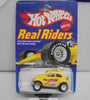 1983 HOT WHEELS REAL RIDERS YELLOW VOLKSWAGEN BAJA BUG W/WHITE HUB RR'S