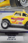 1983 HOT WHEELS REAL RIDERS YELLOW VOLKSWAGEN BAJA BUG W/WHITE HUB RR'S