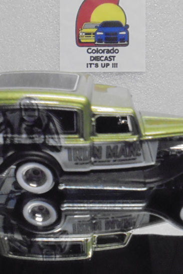 LOOSE HOT WHEELS IRON MAN 1934 DODGE DELIVERY w/REAL RIDERS