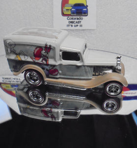 LOOSE HOT WHEELS SPONGE BOB 1934 DODGE DELIVERY w/REAL RIDERS