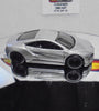 LOOSE HOT WHEELS SILVER '17 ACURA NSX w/REAL RIDERS