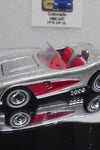 LOOSE HOT WHEELS SILVER '58 CORVETTE TREASURE HUNT w/REAL RIDERS