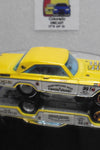 LOOSE HOT WHEELS YELLOW '65 DODGE CORONET w/REAL RIDERS