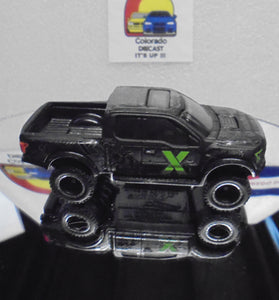 LOOSE HOT WHEELS BLACK FORZA '17 FORD F-150 RAPTOR w/REAL RIDERS