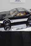 LOOSE HOT WHEELS BLACK/WHITE KNIGHT RIDER K.I.T.T. w/REAL RIDERS