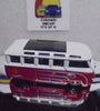 LOOSE HOT WHEELS RED VOLKSWAGEN MICROBUS w/REAL RIDERS