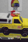 LOOSE HOT WHEELS YELLOW PIZZA PLANET TRUCK w/REAL RIDERS