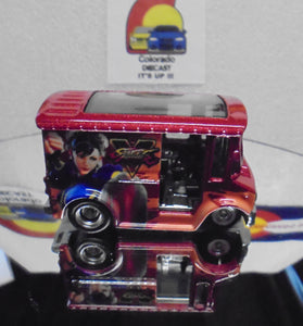 LOOSE HOT WHEELS RED STREET FIGHTER BREAD BOX w/REAL RIDERS