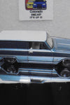 LOOSE HOT WHEELS BLUE '64 CHEVY NOVA WAGON w/REAL RIDERS