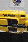 LOOSE HOT WHEELS YELLOW AGIP '38 DODGE AIRFLOW w/REAL RIDERS