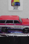 LOOSE HOT WHEELS RED '69 NISSAN SKYLINE VAN  w/REAL RIDERS