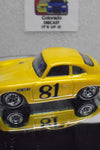 LOOSE HOT WHEELS YELLOW BOULEVARD PORSCHE 356 OUTLAW w/REAL RIDERS