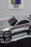 LOOSE HOT WHEELS  SILVER NISSAN SKYLINE GT-R R33 w/REAL RIDERS