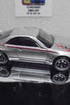 LOOSE HOT WHEELS  SILVER NISSAN SKYLINE GT-R R33 w/REAL RIDERS