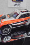 LOOSE HOT WHEELS ORANGE/WHITE JEEPSTER w/Real Riders