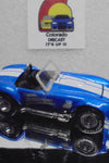 LOOSE HOT WHEELS BLUE AUTOMILESTONES SHELBY COBRA 427 S/C w/Real Riders