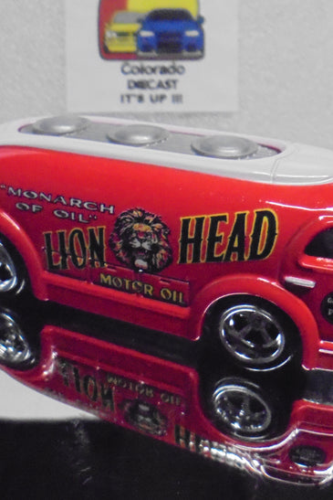 LOOSE HOT WHEELS LION HEAD HAULIN GAS BUS w/Real Riders