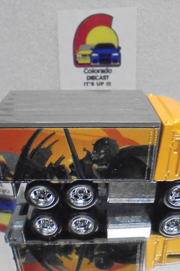 LOOSE HOT WHEELS STAR WARS YELLOW HIWAY HAULER w/RR'S