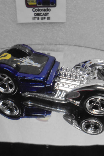 LOOSE HOT WHEELS BLUE LOW CARBS w/RR'S