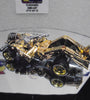 LOOSE HOT WHEELS GOLD CHROME ZOMBOT w/RR'S