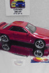 LOOSE HOT WHEELS RED NISSAN SKYLINE GT-R R32 w/RR'S