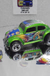 LOOSE HOT WHEELS GREEN VOLKSWAGEN BUG w/RR'S